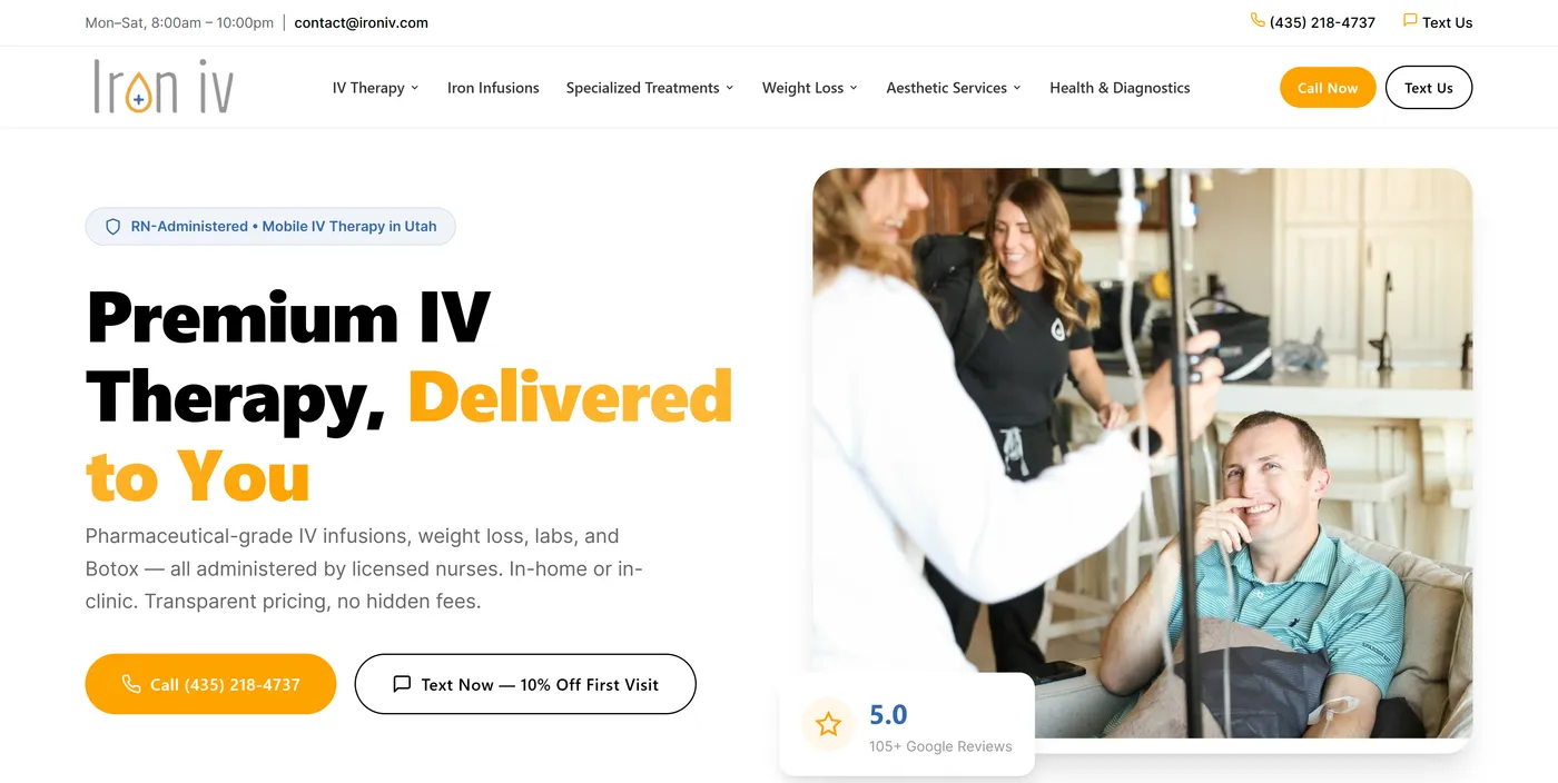 Iron IV — a website built by Kura