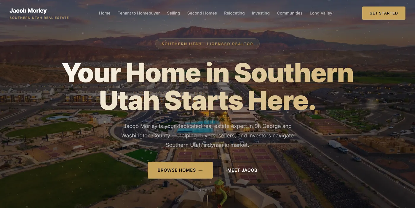 Jacob Morley — a website built by Kura