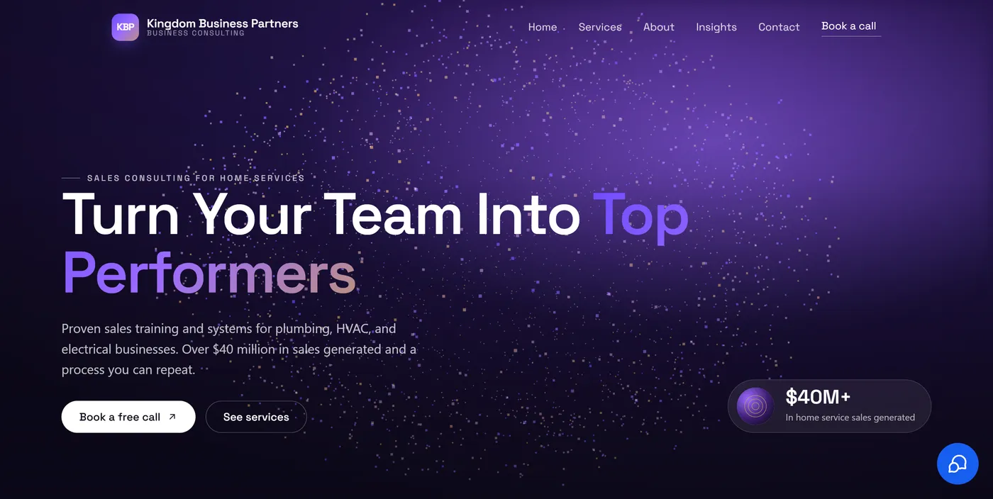 Kingdom Business Partners — a website built by Kura